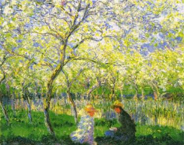 Claude Monet Springtime Sweden oil painting art